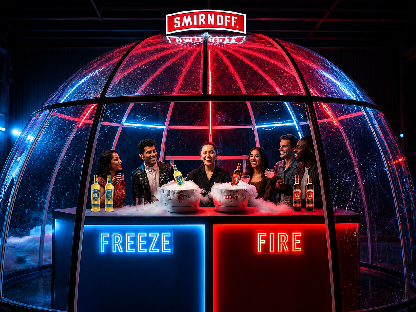 Vivid Sydney × Smirnoff Freeze & Fire